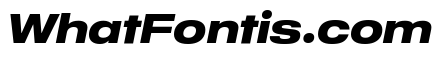 Sequel Geo Extended Extra Bold Italic