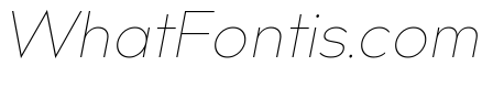 Bill Corporate Thin Italic