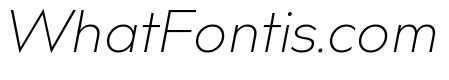 Bill Corporate Extra Light Italic
