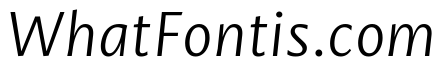 Mastro Sans Light Italic