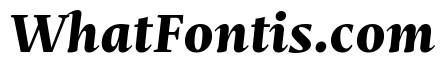 Mastro Text Extra Bold Italic