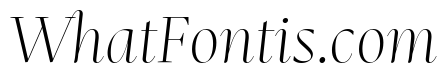 Mastro Display Extra Light Italic