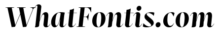 Mastro Display Bold Italic