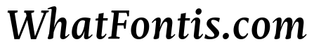 Mastro Caption Semi Bold Italic
