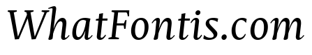 Mastro Caption Regular Italic