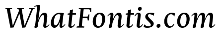 Mastro Caption Medium Italic