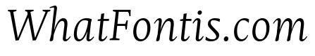 Mastro Caption Light Italic