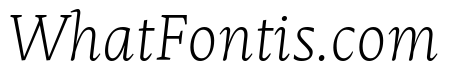 Mastro Caption Extra Light Italic