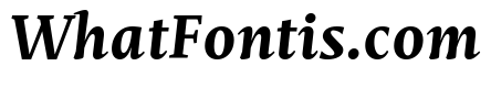 Mastro Caption Bold Italic