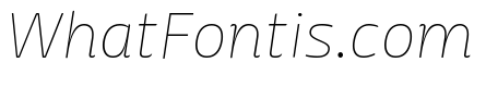 Mangerica Thin Italic