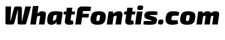 Exo 2 Black Italic