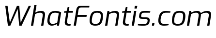 Exo Regular Italic