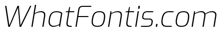 Exo Extra Light Italic