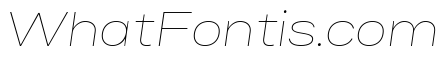 Bruta Extended Thin Italic