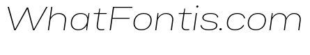 Bruta Extended Extra Light Italic