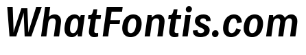 Bruta Condensed Semi Bold Italic