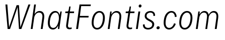 Bruta Condensed Light Italic