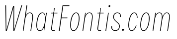 Bruta Compressed Thin Italic