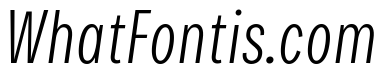 Bruta Compressed Light Italic