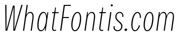 Bruta Compressed Extra Light Italic