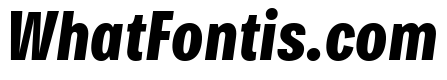 Bruta Compressed Bold Italic