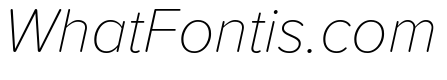 Proxima Soft Thin Italic