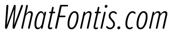 Proxima Soft Extra Condensed Light Italic