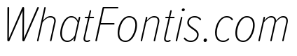 Proxima Soft Condensed Thin Italic