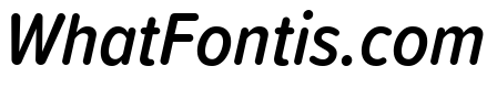Proxima Soft Condensed Semi Bold Italic