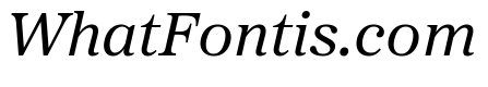 Proxima Sera Regular Italic