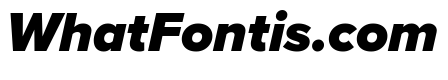 Proxima Nova Thai Black Italic