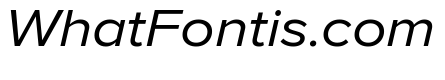 Proxima Nova Wide Regular Italic