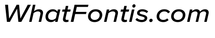 Proxima Nova Wide Medium Italic