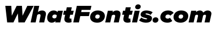 Proxima Nova Wide Black Italic
