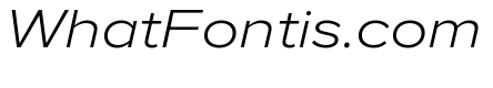 Proxima Nova Extra Wide Light Italic