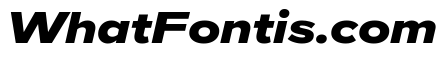 Proxima Nova Extra Wide Extra Bold Italic