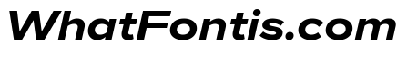 Proxima Nova Extra Wide Bold Italic