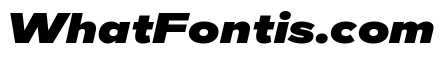Proxima Nova Extra Wide Black Italic