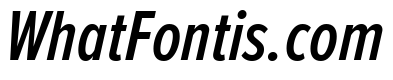 Proxima Nova Extra Condensed Semi Bold Italic