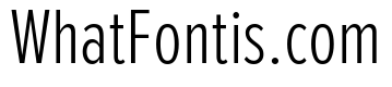 Proxima Nova Extra Condensed Light