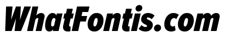 Proxima Nova Extra Condensed Black Italic