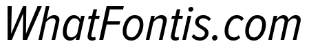 Proxima Nova Condensed Regular Italic
