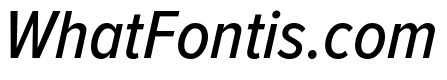 Proxima Nova Condensed Medium Italic