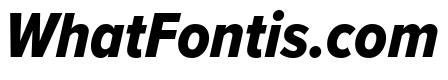 Proxima Nova Condensed Extra Bold Italic