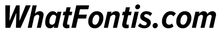 Proxima Nova Condensed Bold Italic