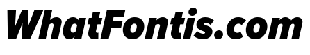 Proxima Nova Condensed Black Italic