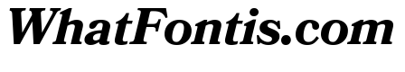 Bookmania Bold Italic