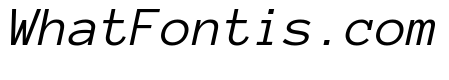 Anonymous Pro Regular Italic