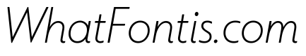 Citron Grotesque Extra Light Italic
