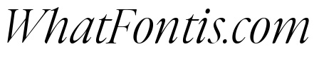 Above The Beyond Serif Regular Italic
